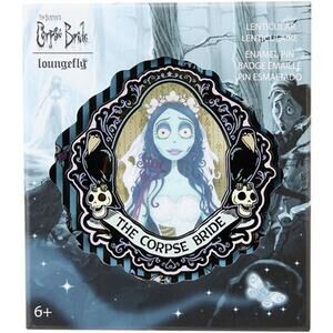 Loungefly Corpse Bride Moon Lenticular 3-Inch Enamel Pin NWT